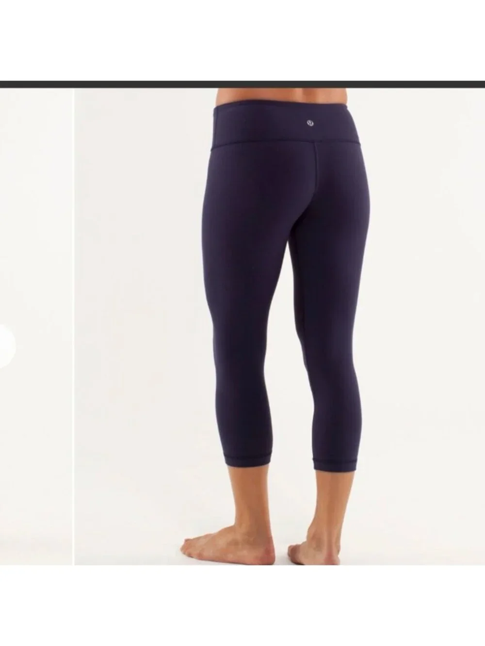 Lululemon Wunder Under Crop Deep Indigo